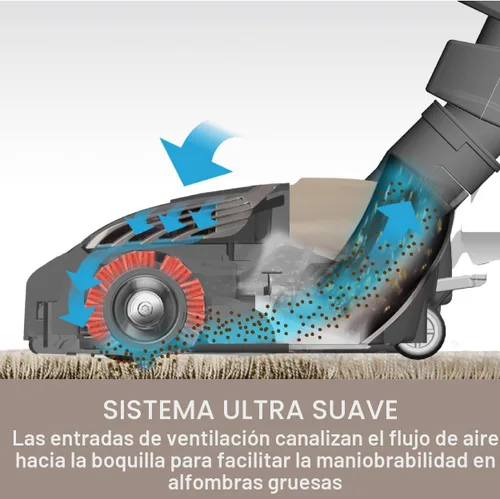 Vista 3 de [Usado] Kenmore Elite 81714 Ultra Plush Aspiradora con bolsa, apta para mascotas, ligera, con Pet PowerMate, filtro HEPA, varilla telescópica