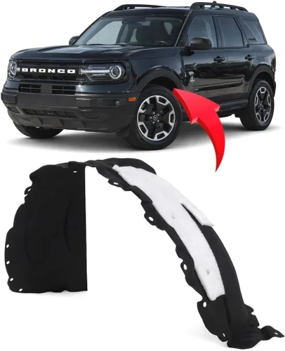 Vista 45 de FitParts Para Chevrolet Silverado 1500 2014-2015 guardabarros delantero