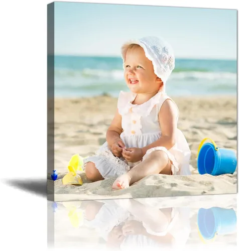 Vista 9 de LZIMU Impresiones de lienzo personalizadas con tus fotos, imágenes personalizadas de 4 x 6 pulgadas a lienzo para pared, personaliza tus fotos, arte