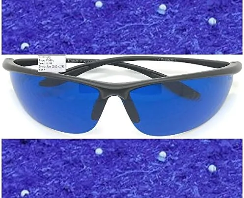 Vista 4 de MyUV Golf Ball Finder Blue Lens Gafas de sol 100 producción UV