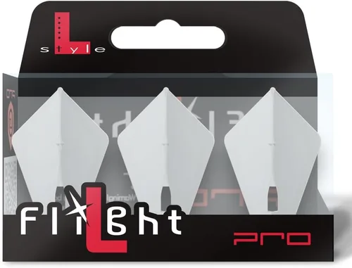Vista 7 de L-style L7 Astra PRO Molded Dart Flights – Kite-Inspired Shape – Champagne Ring Compatible – for Soft Tip & Steel Tip Darts