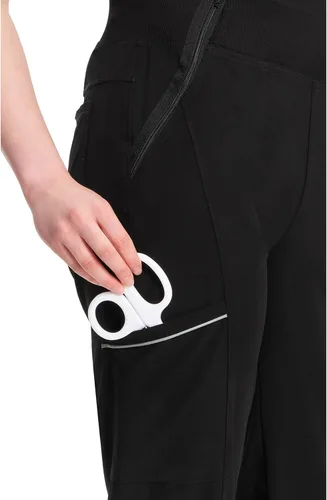 Vista 3 de Cherokee Infinity - Pantalón de pierna recta para corredores, quirúrgicos Negro