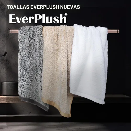 Vista 3 de Juego de toallas de baño Everplush Diamond Jacquard de 6 piezas, toallas de lujo súper suaves y extra grandes, toallas Everplush Diamond Jacquard