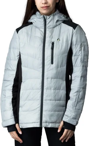 Vista 18 de Apricoat EcoDown Jacket - Chaqueta acolchada con capucha ligera y resistente al agua - Abrigo de invierno resistente al viento con aislamiento