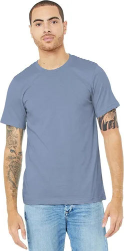 Vista 15 de Bella + Canvas Camiseta unisex de punto Heather CVC para adultos Gris jaspeado (Athletic Heather Gray)