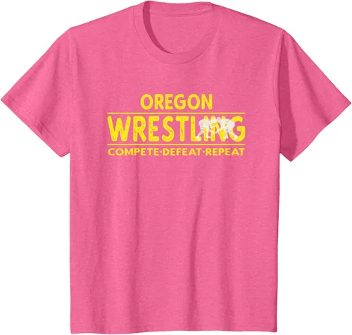 Vista 59 de Oregon Wrestling - Camiseta para competir, derrota, repetir
