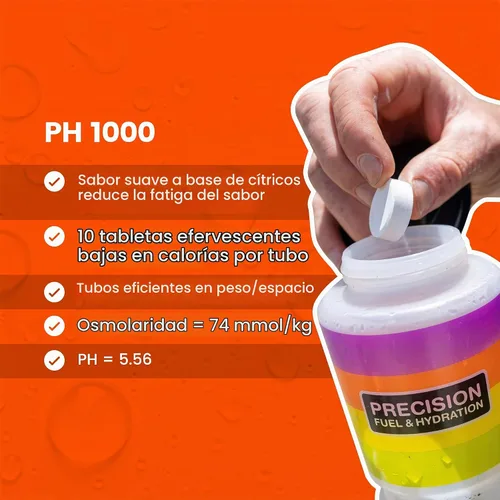 Vista 3 de Precision Hydration Tabletas de electrolitos - Tabletas efervescentes de hidratación de múltiples fortalezas - Combate los calambres - Bajas