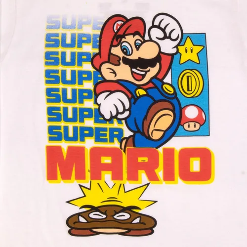 Vista 7 de Nintendo Kids Super Mario Bros Mario & Luigi Boys Long Sleeve 2-Pack T-Shirt Bundle Set for Boys