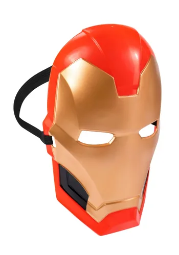 Vista 2 de Máscara de disfraz económica de Iron Man para niños Multicolor
