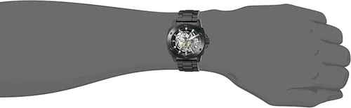 Vista 5 de Fossil Reloj con moderna máquina automática de acero inoxidable Negro