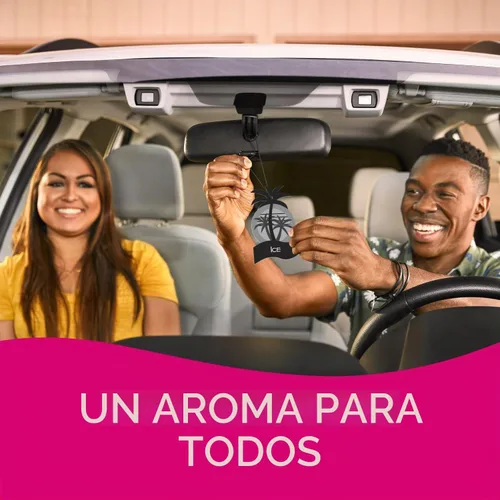 Vista 5 de California Scents Ambientador para coche Palms Ice Paper (6 x 4 unidades)