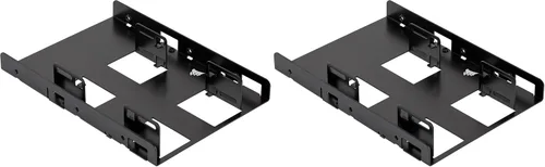 Vista 9 de Corsair Soporte de montaje dual SSD (3.5" Bahía de unidad interna a 2.5", fácil instalación) Negro