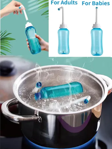 Vista 8 de Peri Botella para artículos esenciales posparto y cuidado perineal, spray portátil de mano para limpieza perineal para menstruación femenina