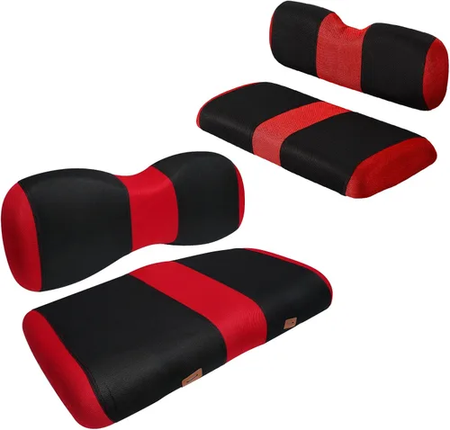 Vista 17 de Fundas de asiento delantero y trasero para carrito de golf para Yamaha G2 G8 G9 G11 G14 G16 G19 G20 G21 G22, tela de poliéster duradera, fundas