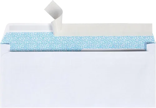 Vista 2 de Office Depot Sobres de doble ventana, #8 5/8 pulgadas (3 5/8 pulgadas x 8 5/8 pulgadas), blanco, autoadhesivo, caja de 250, 77159