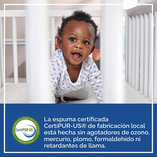 Vista 7 de Sealy Baby Colchón transpirable de 2 etapas para cuna GREENGUARD Gold