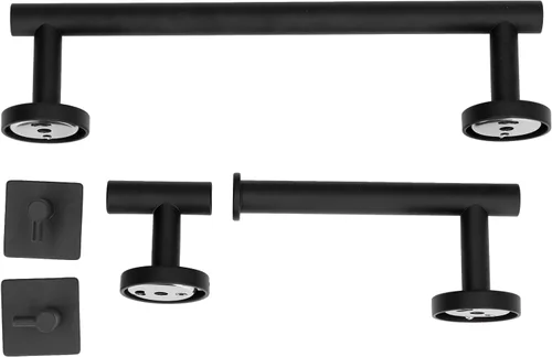 Vista 6 de TITA-DONG Toallero de acero inoxidable, bordes más suaves, toallero a prueba de óxido, almacenamiento ordenado, toallero duradero para baño, cocina