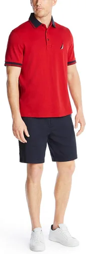 Vista 2 de Nautica Polo de manga corta 100% algodón con punta de hombre