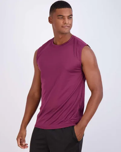 Vista 2 de Real Essentials Paquete de 5 Camiseta deportiva deportiva de malla para hombre, ropa deportiva de entrenamiento y entrenamiento