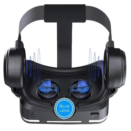 Vista 4 de VR SHINECON Realidad Virtual VR Headset 3D Gafas Cascos VR Gafas para TV, Películas y Videojuegos Compatible iOS, Android y Soporte 4.7-6.53