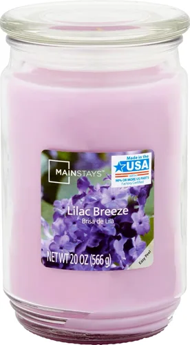 Vista 7 de Mainstays - Velas perfumadas de 20 onzas, paquete de 3 unidades (brisa lila)