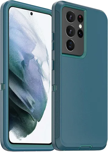 Vista 13 de Gurible - Funda para Samsung Galaxy S21 Plus, protección resistente de 3 capas, a prueba de golpes, a prueba de polvo, antiarañazos, con cubierta