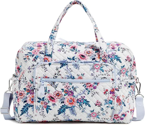 Vista 16 de Bolso de viaje Vera Bradley Signature para mujer, de algodón, para fin de semana, Escalada Ivy Green, Talla única