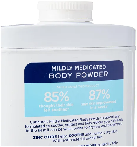 Vista 5 de Cuticura Talco ligeramente medicado 8.82 oz por Cuticura