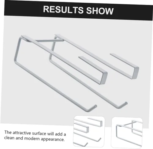 Vista 4 de Soporte para toallas de pared para baño, cocina, diseño moderno y ahorro de espacio