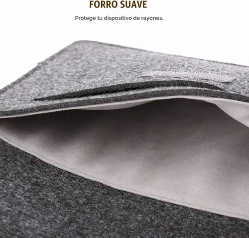 Vista 8 de Moko Funda de 7-8 pulgadas, funda protectora portátil para tableta de Gris-oscuro