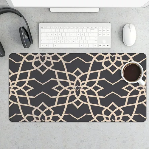 Vista 21 de Large Mouse Pad Beach Flamingos Palm Trees Rubber Base Keyboard Long Gaming Mouse pad Desk Mat Waterproof Non-Slip Protector Laptop Pads for Work