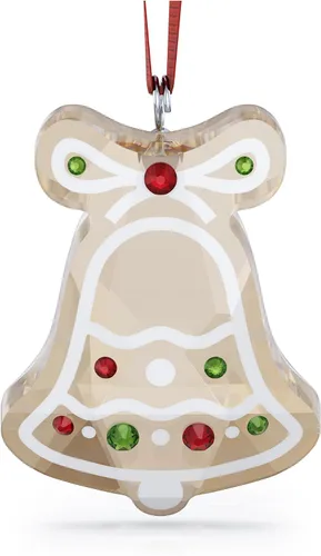 Vista 23 de Swarovski 's Holiday Cheers - Adorno de bulldog francés, cristales verdes y rojos, parte de la colección Holiday Cheers Verde y Rojo