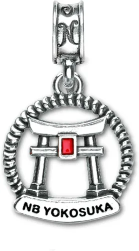 Vista 9 de .925 Sterling Sliver Charm Marina de los Estados Unidos USN NAF