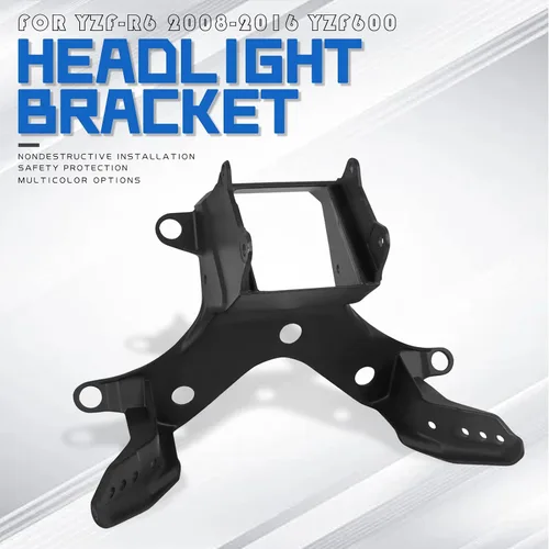 Vista 4 de Worldmotop - Soporte de carenado superior para motocicleta, soporte de carenado delantero de repuesto para Yamaha YZF-R6 YZF R6 YZF600 2008-2016