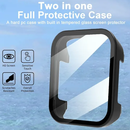 Vista 3 de Funda compatible con SKG V7 Pro, Lamshaw Hard PC Case con protector de pantalla compatible con SKG V7 Pro/ENOMIR, Aeac, ENGERWALL, Konitee, DECWIN