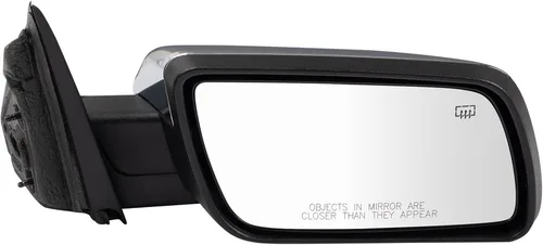 Vista 102 de TRQ Cubierta cromada del espejo manual del lado del pasajero, acabado liso para Volvo VNL 2004-2014 Para Volvo VNL 2004-2014