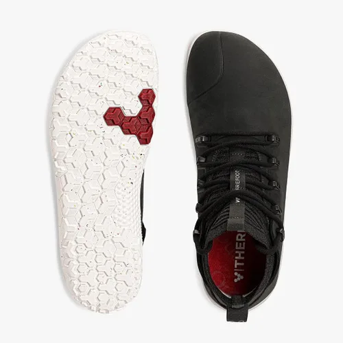 Vista 2 de Vivobarefoot Magna FG - Zapatillas de senderismo de piel y lana para mujer con suela descalza