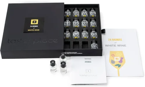 Vista 6 de 24 aromas de vino tinto - TASTERPLACE AROMA SET - Inglés - para sumilleres - para amantes del vino - Herramienta de degustación.. Vino tinto aromas