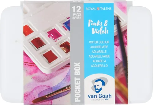 Vista 20 de Van Gogh - Juego de pinturas para acuarela, juego de tubos 10x10 ml Pintura de acuarela de grado profesional con alta resistencia a la luz