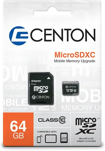 Vista 2 de Centon Electronics MP Essential 64GB clase 10 tarjeta micro SDXC (S1-MSDXC10-64G)