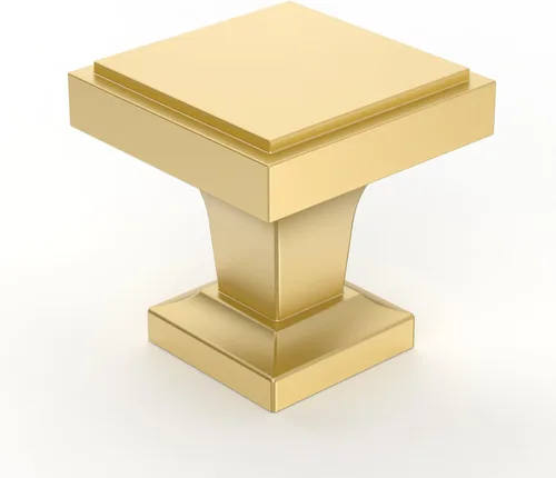 Vista 8 de Asidrama Paquete de 10 manijas de gabinete de cocina de color dorado cepillado de 3 pulgadas (2.992 in), tiradores de gabinete, accesorios