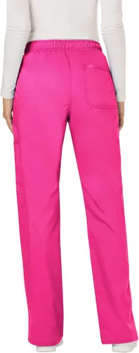 Vista 2 de Cherokee - Pantalones quirúrgicos elásticos Workwear Revolution WW120 para mujer, suaves y con cordón ajustable