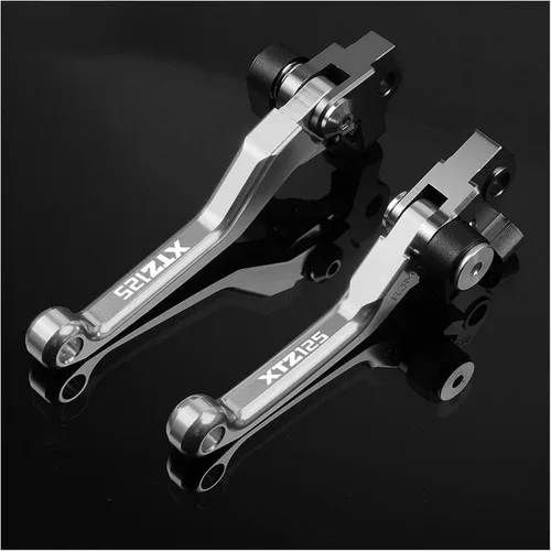 Vista 9 de Manillar de palancas para Yamaha XTZ125 XTZ 125 2003-2016 2014 2013 2012 2011 2010 2009 2008 2007 2006 2005 2004 Motocross Accesorios Pivot ke Negro