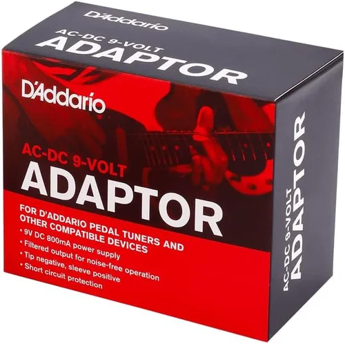 Vista 2 de Conjunto de adaptador de energía Planet Waves de 9 V, Negro