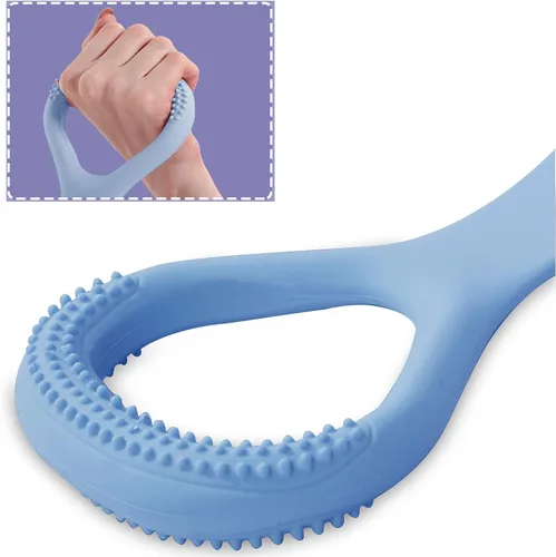 Vista 3 de HUICHAI Figura 8 - Banda de resistencia para fitness con asas, barra pura, entrenamiento de pecho, brazo y hombro, bandas elásticas para ejercicio