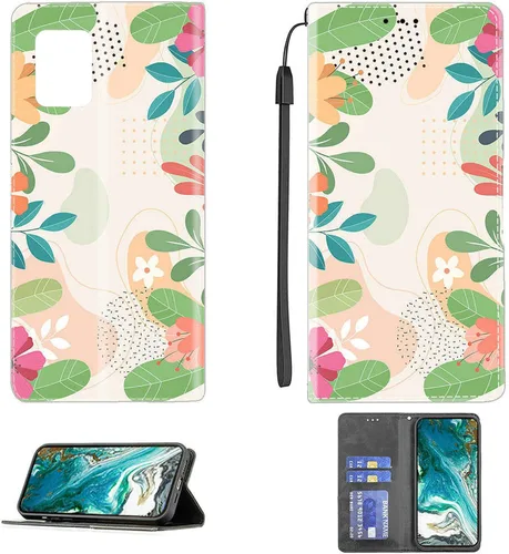 Vista 3 de Aroepurt Funda para UMIDIGI G1 Plus compatible con UMIDIGI G1 Plus Funda para teléfono Funda de piel sintética con función atril magnética CPT15