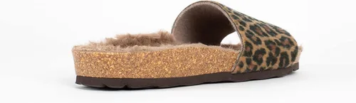 Vista 3 de Bayton Zuecos Mafalda para mujer, Leopardo