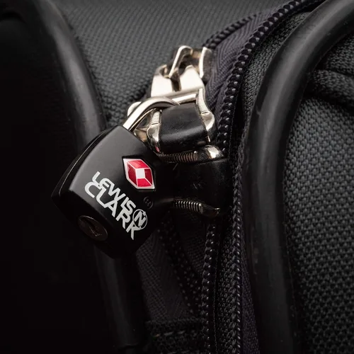 Vista 4 de Lewis N. Clark Travel Sentry TSA Lock + Mini candado para maleta de equipaje, mochila, bolsa para laptop, bolso, aeropuerto, hotel y gimnasio