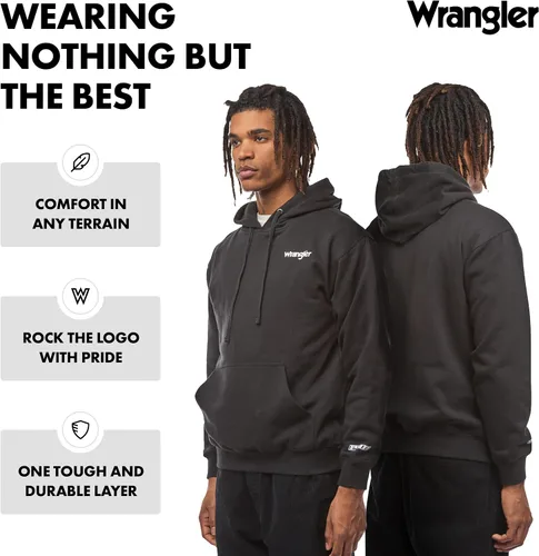 Vista 5 de Wrangler Hoodies for Men Fleece Mens Hoodies Pullover, (Sizes M-6X) Men Hoodie
