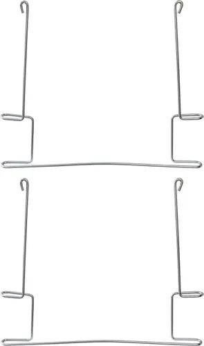 Vista 2 de Buyers Products 405BC - Soportes antivela cromados para aletas de barro, 26.13 x 21 pulgadas, juego de dos, mantiene las aletas rectas y planas